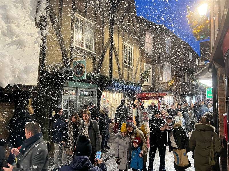 The Shambles York at Christmas